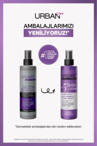 Urban Care Expert Biotin ve Kafein Dökülme Karşıtı Peeling Şampuan Tonik 3lü Set-vegan