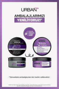 Urban Care Expert Biotin ve Kafein Dökülme Karşıtı Peeling Şampuan Tonik 3lü Set-vegan