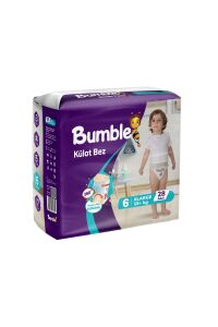 BUMBLE 6 Numara XL Külot Bez 28 Adet