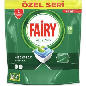 Fairy Hepsi Bir Arada 90 Yıkama Bulaşık Makinesi Deterjanı Tableti / Kapsülü Orijinal Özel Seri