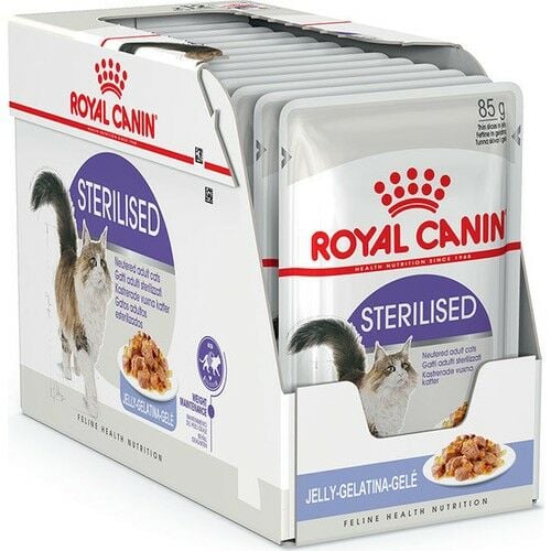 Royal Canin Pouch Yaş Mama Sterilised Jelly 12 Adet x 85 Gr