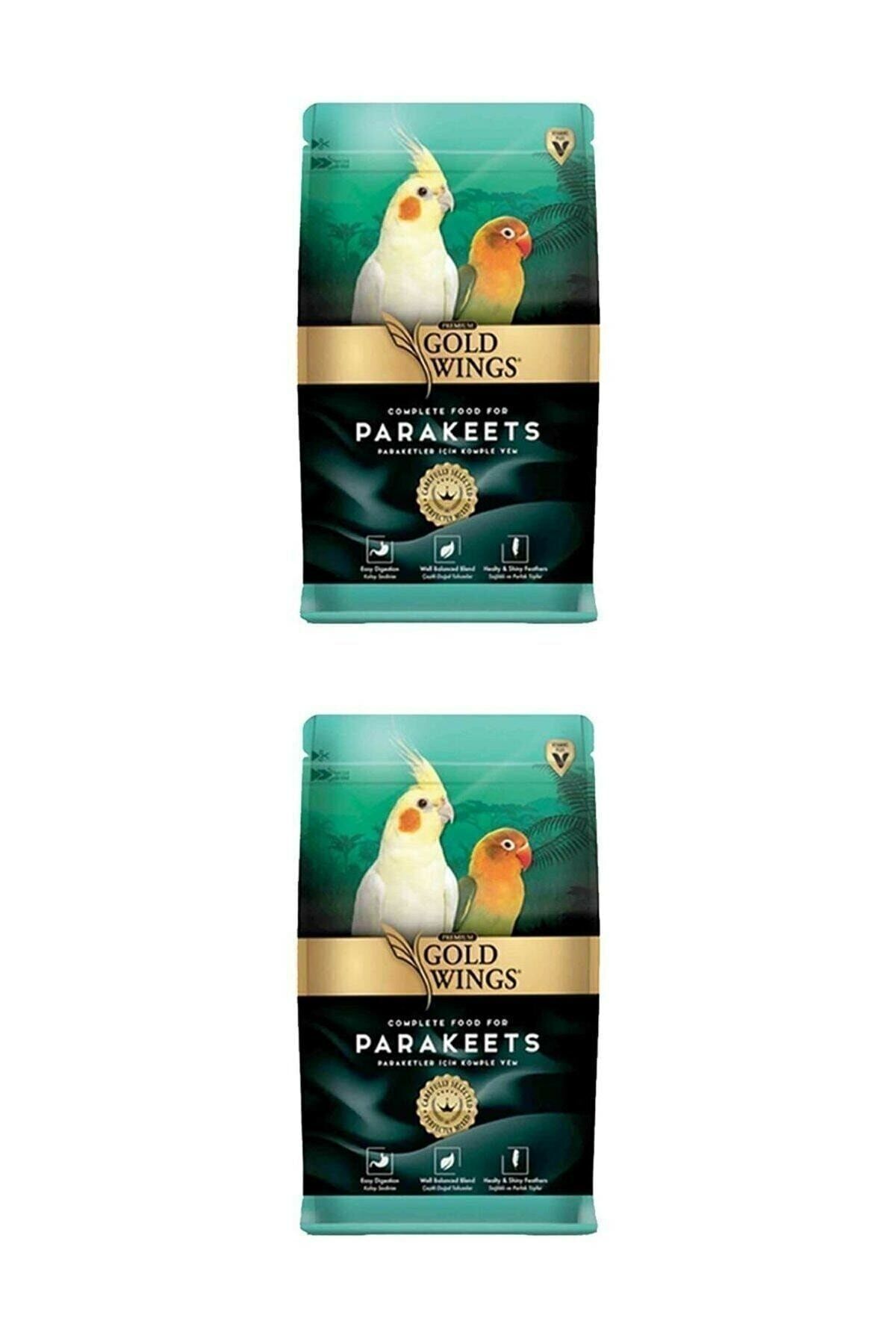 Gold Wings Paraket Sultan Ve Cennet Papağanı Yemi 1 Kg X 2 Adet