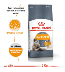 Royal Canin Hair Skin Hassas Tüylü Kediler İçin Mama 2 Kg