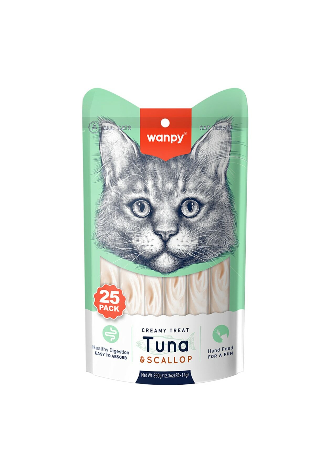 Wanpy Ton&deniz Taraklı 25*14 Gr Krema Kedi Ödülü