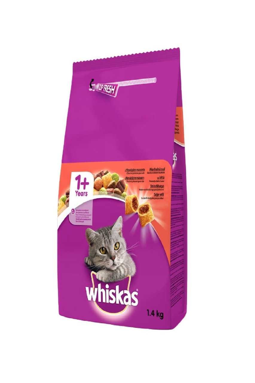 Whiskas Sığır Etli Yetişkin Kedi Maması 1,4 Kg