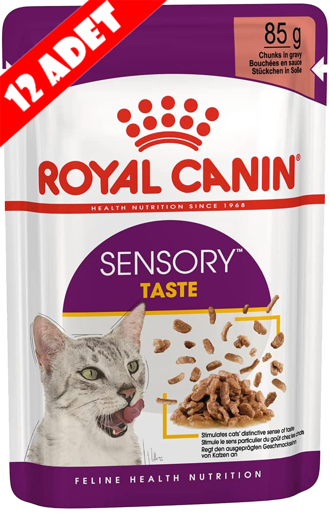 Royal Canin Sensory Taste Gravy 85 GR x 12 Adet Kedi Konservesi