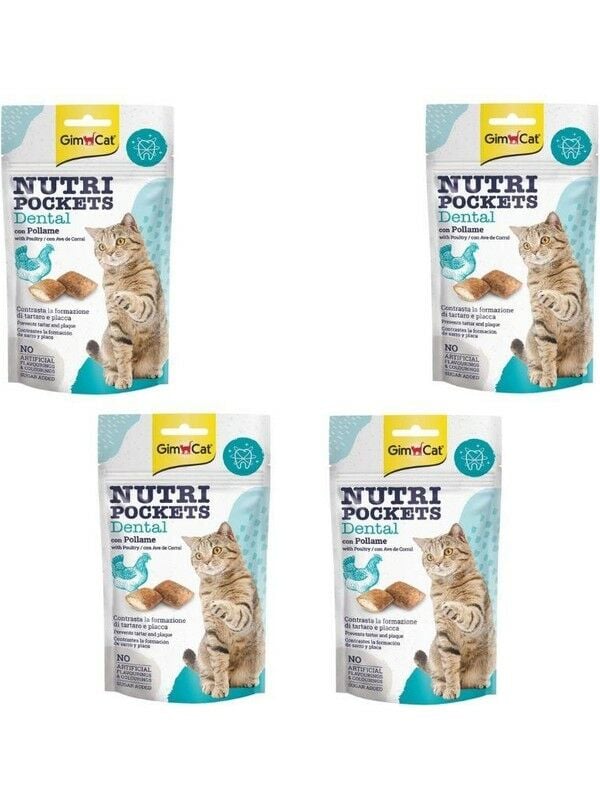 Gimcat Nutripockets Kedi Ödülü Dental 60 gr x 4 Adet