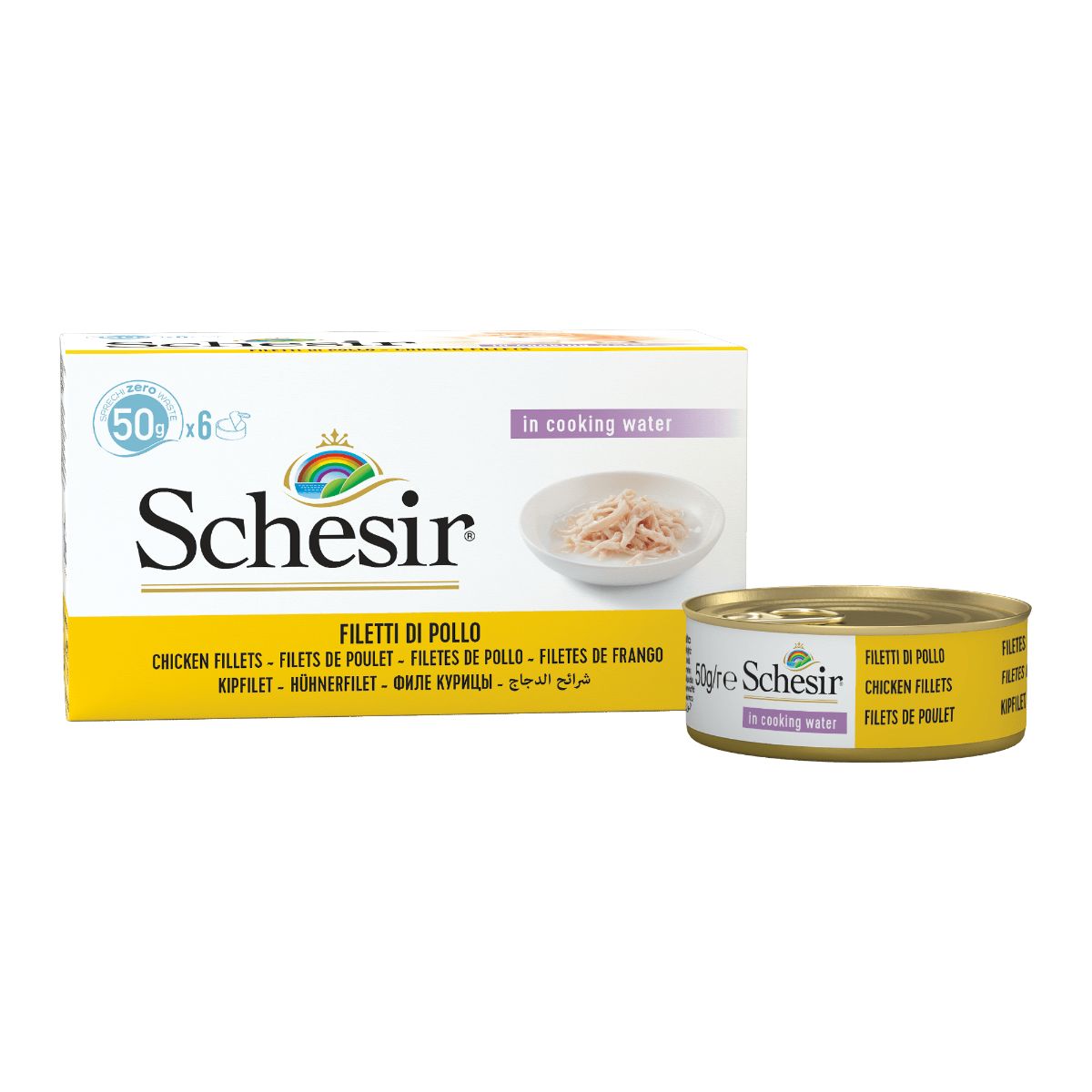 Schesir Tavuklu Yaş Kedi Maması 50 gr * 6 Adet