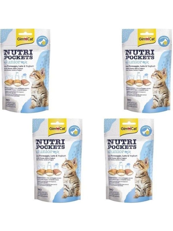 Gimcat Nutripockets Yavru Kedi Ödülü 60 gr x 4 Adet