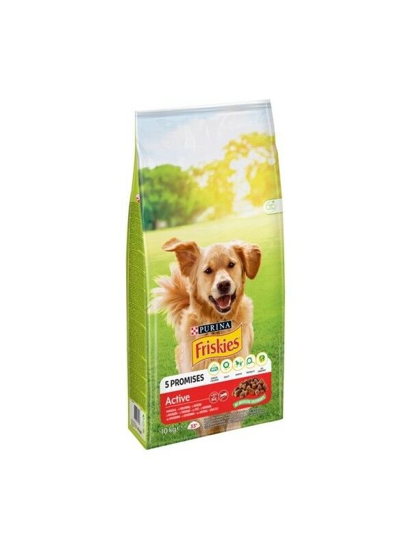 Friskies Active Etli Yetişkin Köpek Maması 10Kg