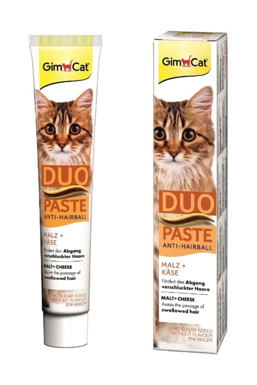 Gimcat Anti Hairball Duo Paste Malt Cheese 50 gr