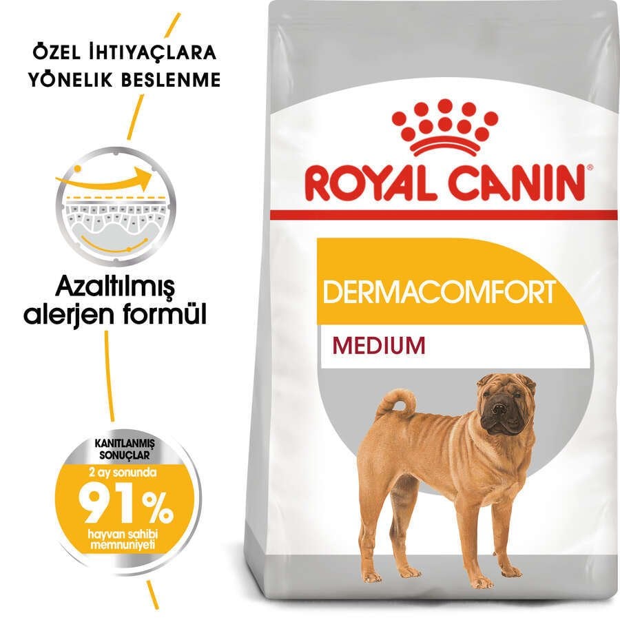 Royal Canin Medium Dermacomfort Yetişkin Köpek Maması 12 Kg