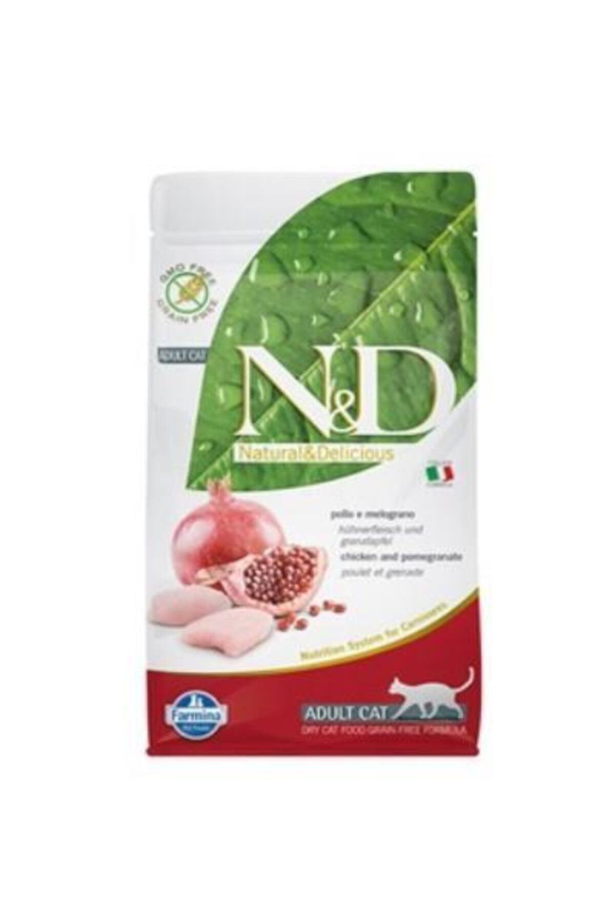 N&D Tavuklu Narlı Tahılsız Kedi Maması - 1,5 kg