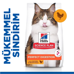 Hills Adult Perfect Digestion Tavuklu Sindirim Destekleyici Yetişkin Kedi Maması 1.5 Kg