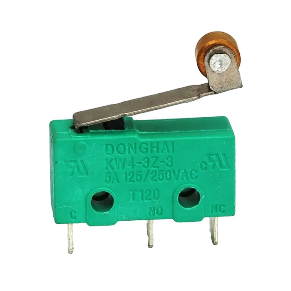 Powermaster Micro Switch Anahtar Lehim Bacak Makaralı 3 Pin 5A 250 Vac IC-168