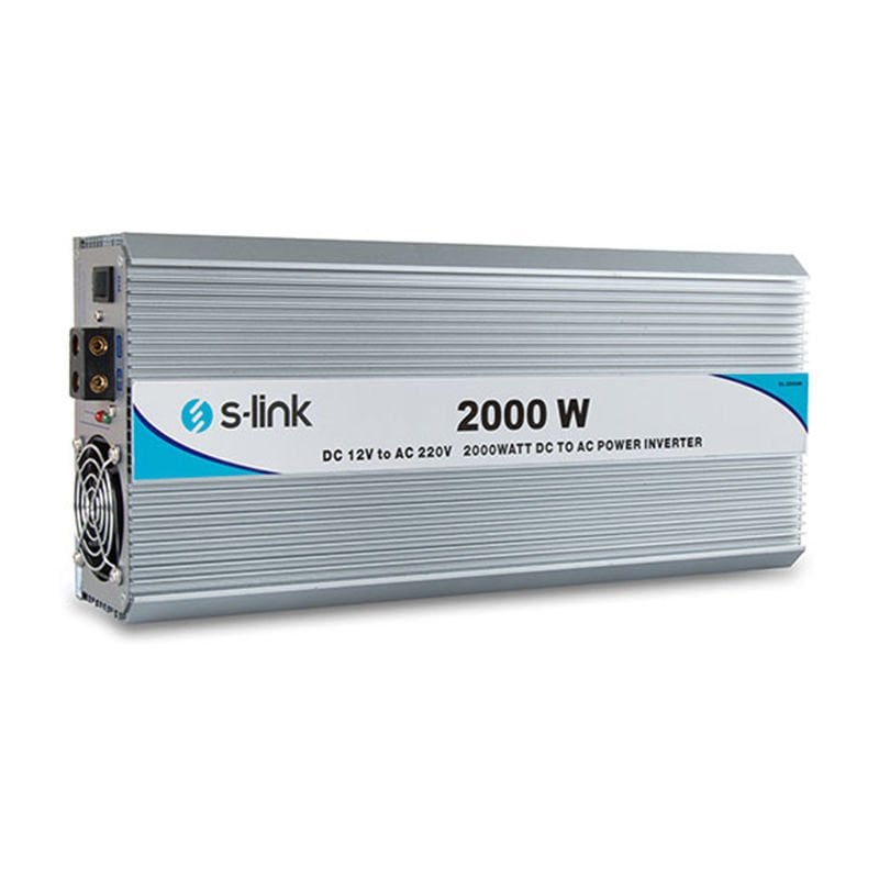 S-Link SL-2000w 2000 watt 12 volt 220 wat inverter 12V-220V Çevirici Dönüştürücü