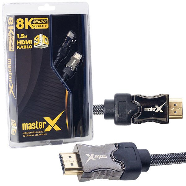 Ayt MasterX 1.5 Metre Ultra HD 8K Hdmi Kablo UHD TV 8K HDMI Kablosu