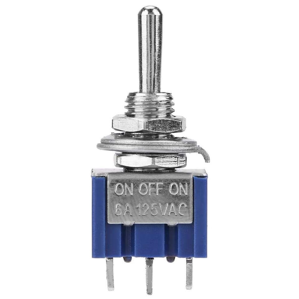 Ayt IC-140 On Off On Ø6mm MTS-103 3 Pin Toggle Switch Aç Kapa Buton 3 Kademe