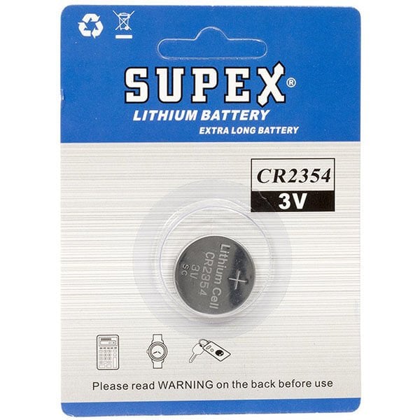 Supex CR2354 3 Volt Lityum Pil Tekli