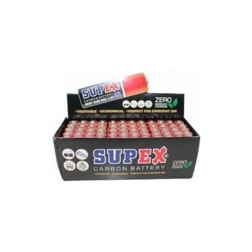 Supex R03 1.5 Volt Çinko Karbon AAA Kalem Pil 60'lı İnce Kalem Pil