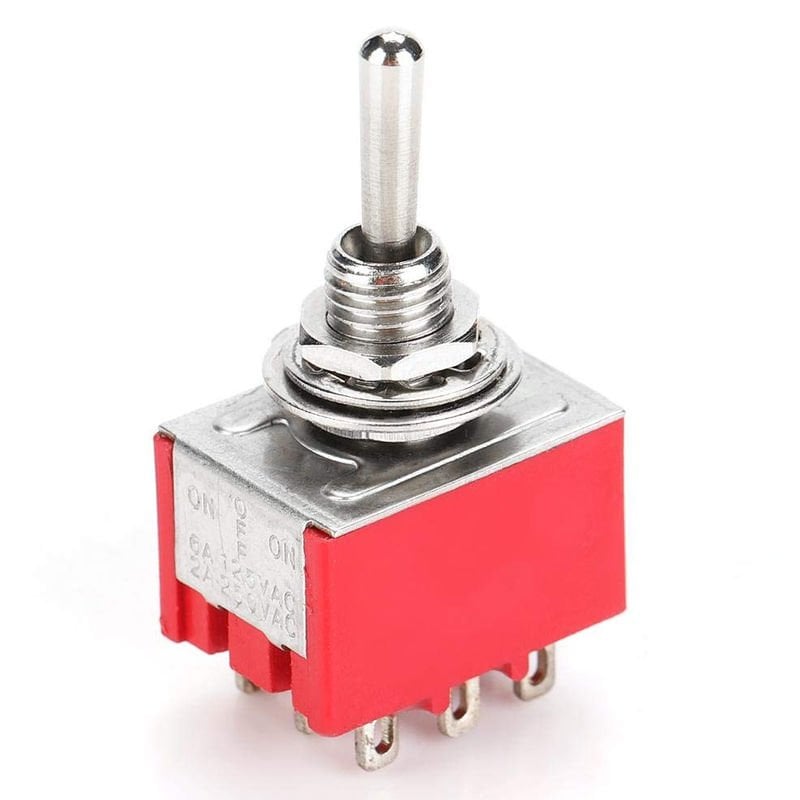 Ayt IC-148B Toggle Switch Buton On Off Buton Ø6mm Aç Kapa Düğme 2 Kademe 13x16,8 mm MTS-303