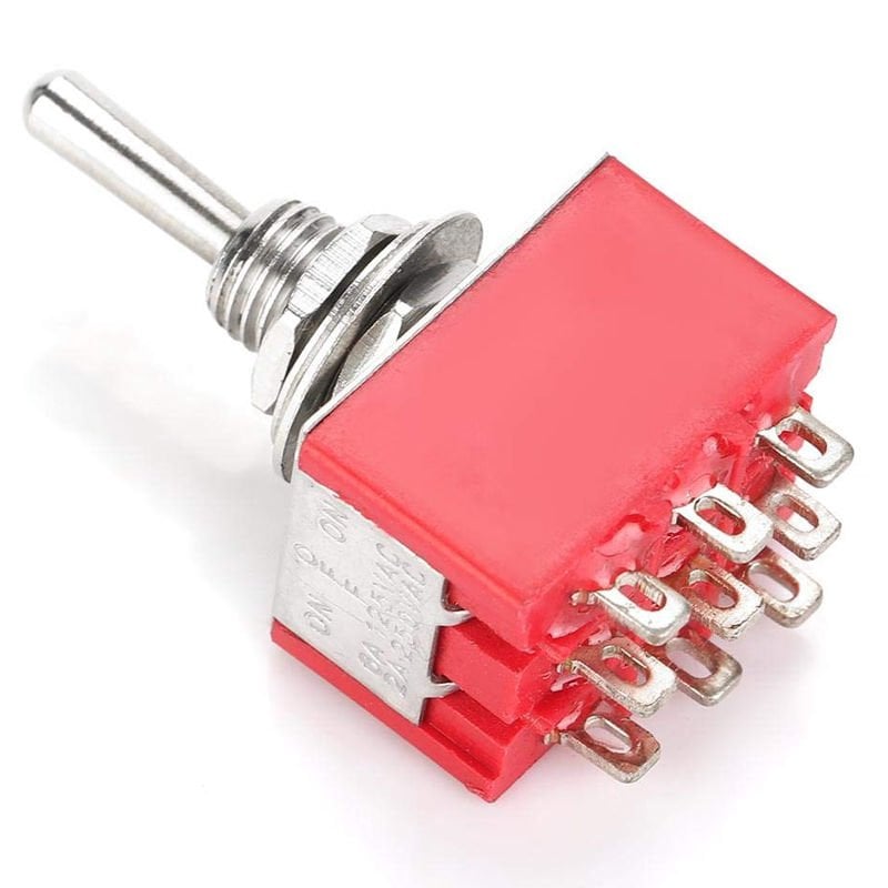 Ayt IC-148B Toggle Switch Buton On Off Buton Ø6mm Aç Kapa Düğme 2 Kademe 13x16,8 mm MTS-303