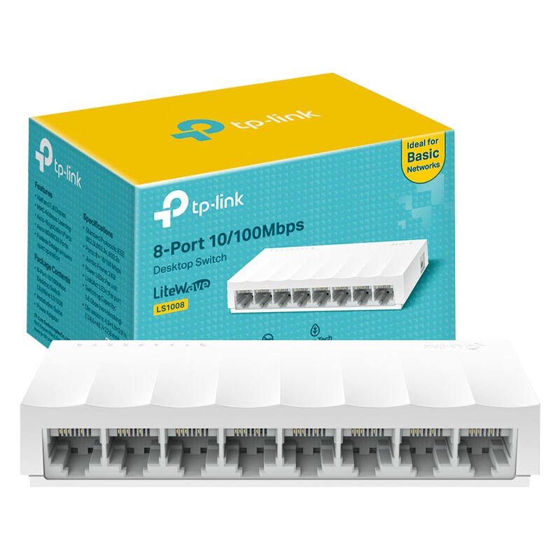 TP-Link LS-1008 8 Port 10 100 Mbps Ethernet Switch