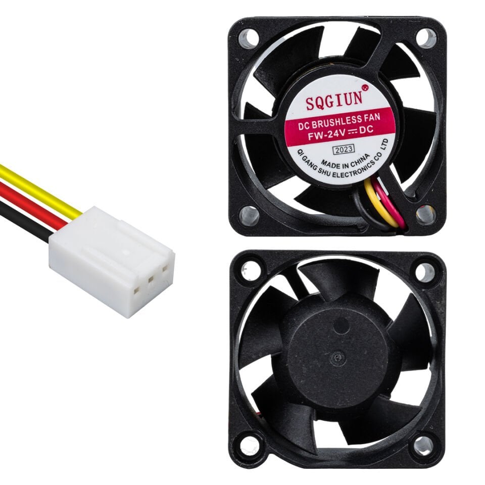 Ayt Powermaster IC-216 3 Pin Kablolu 40X40X20 Mm 24 Volt Fırçasız DC Kasa Fanı Soğutucu Fan 4x4x2 cm