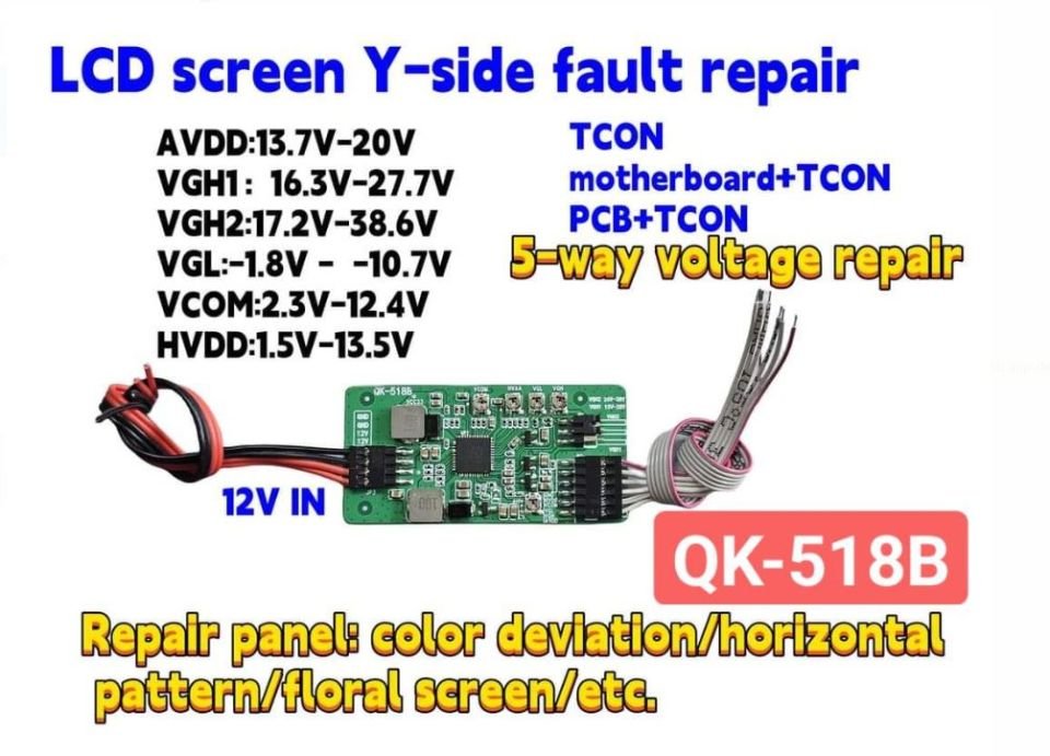 Ayt Lcd Panel Flexi Kart Repair QK518B