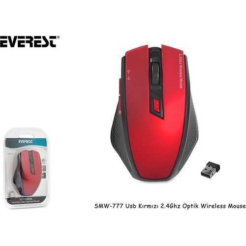 Everest SMW-777 USB 2.4 GHZ Optik Kablosuz Mouse