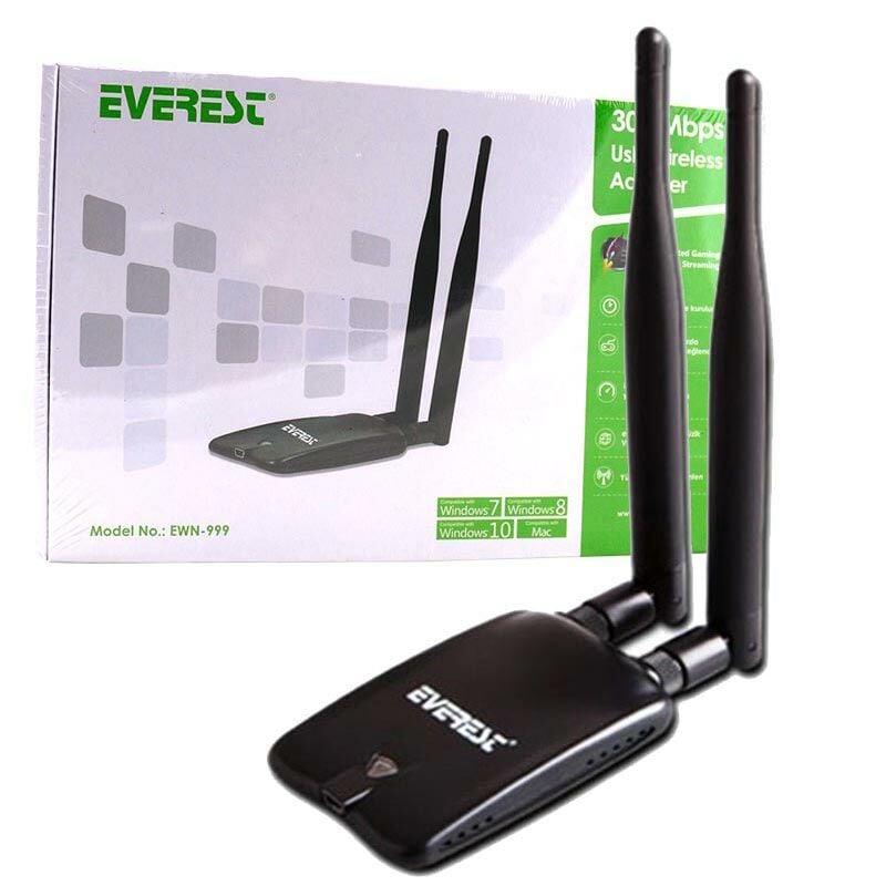 Everest EWN-999 300 Mbps Çift Antenli Wireless Adaptör