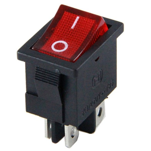 Ayt 4 Pinli Işıklı Mini Anahtar Aç Kapa On Off Açma Kapama Düğmesi