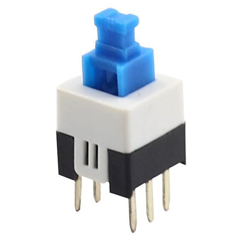 Ayt Tactile Push Buton Switch Düğme Anahtar 8x8 Mm 6 Pin Bacaklı 100 Bin Kullanım Ömrü