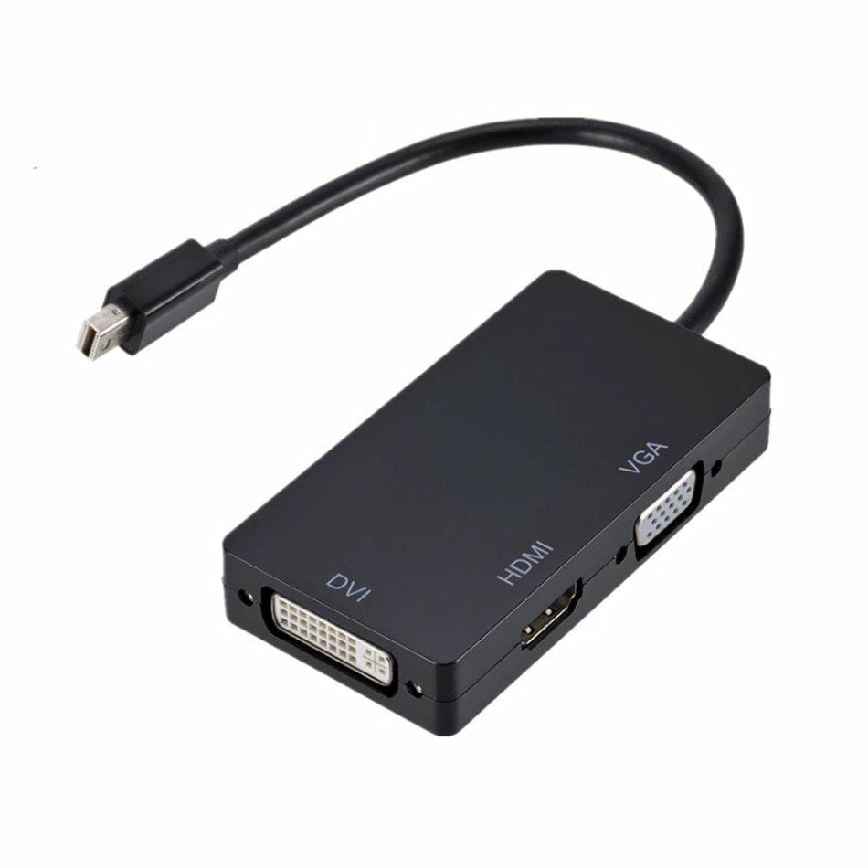 Powermaster PM-16102 Display Girişini Port to HDMI VGA DVI 3 in 1 Çevirici Dönüştürücü Aparat
