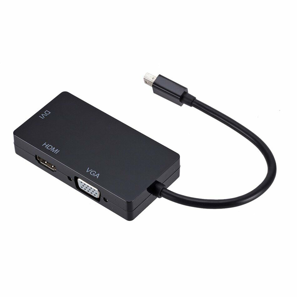 Powermaster PM-16102 Display Girişini Port to HDMI VGA DVI 3 in 1 Çevirici Dönüştürücü Aparat