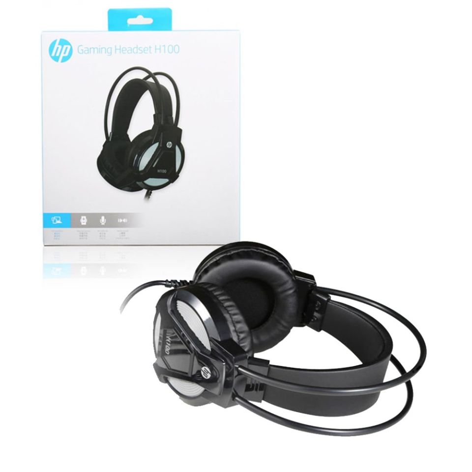 Hp H-100 3.5 Mm Stereo Kablolu Mikrofonlu Kulak Üstü Oyuncu Kulaklığı