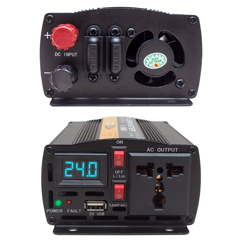 Powermaster 24-220V 24 Volt 600 Watt Modified Sinus İnverter PWR600-24 24 volt 220 volt Dönüştürücü