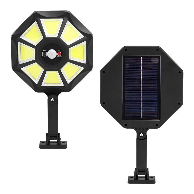 Powermaster Kumandalı Hareket Sensörlü Beyaz Solar Güneş Enerjili Aydınlatma Bahçe Aydınlatması Su Geçirmez