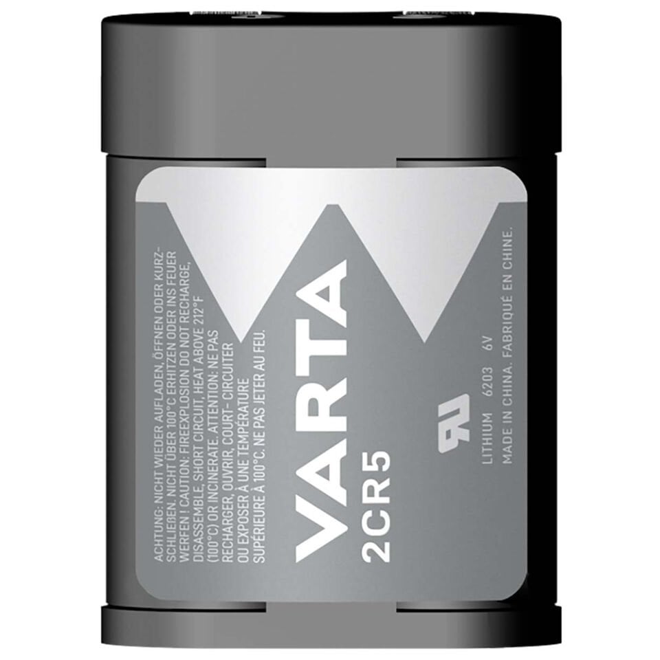 Varta 2CR5 Lityum 6 Volt Fotoğraf Makinesi Pili 06203 2 CR 5 2-CR-5 2 CR5 2-CR5 2CR-5 2CR5M DL245 EL2CR5