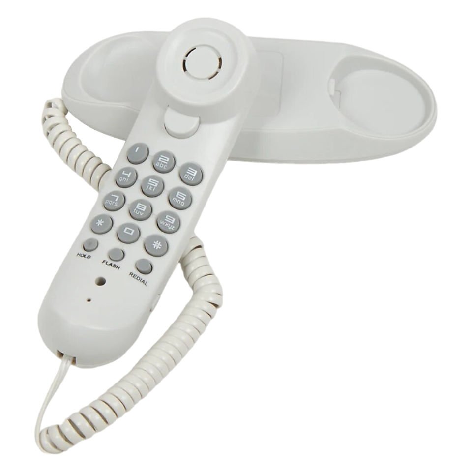 Ayt Trax TW-105 Duvar Telefonu Duvar Masa Tipi Sabit Telefon Kablolu