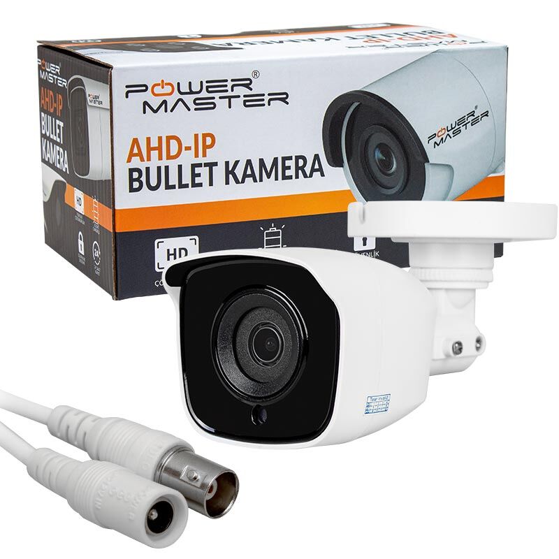 Powermaster 2MP 2.8mm 18 Irled Plastik Kasa Kamera Ahd Dvr Kayıt Cihazı İçin Güvenlik Kamerası Gece Görüşlü