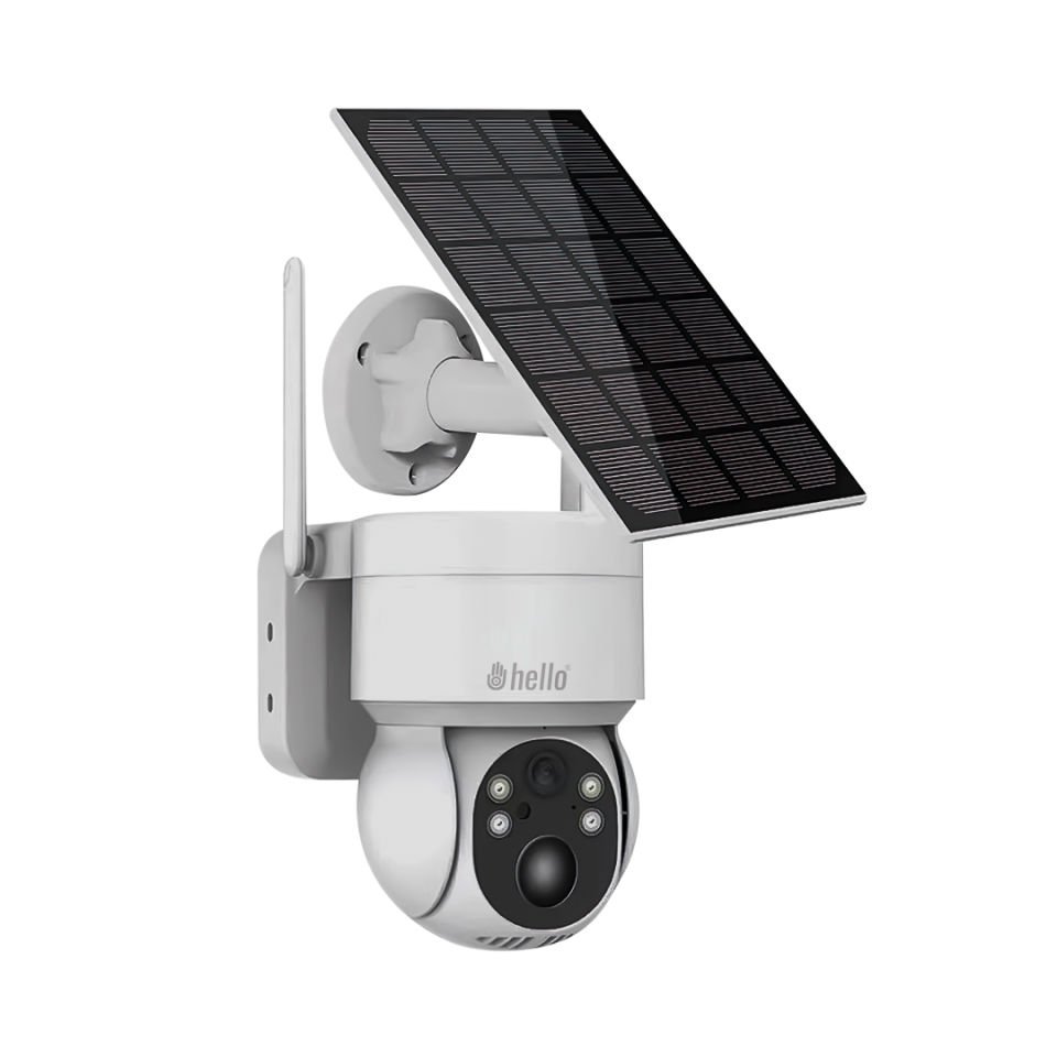 Hello WS-Q704X 4mp iCSee Program Destekli Solar Güneş Enerjili Wifi İp Kamera Dış Mekan Cep Telefonundan İzlenebilen