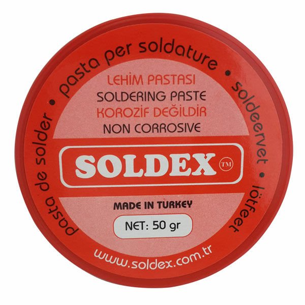 Soldex Lehim Pastası 50 Gr Lehim Havya Ucu Temizleyici Pasta