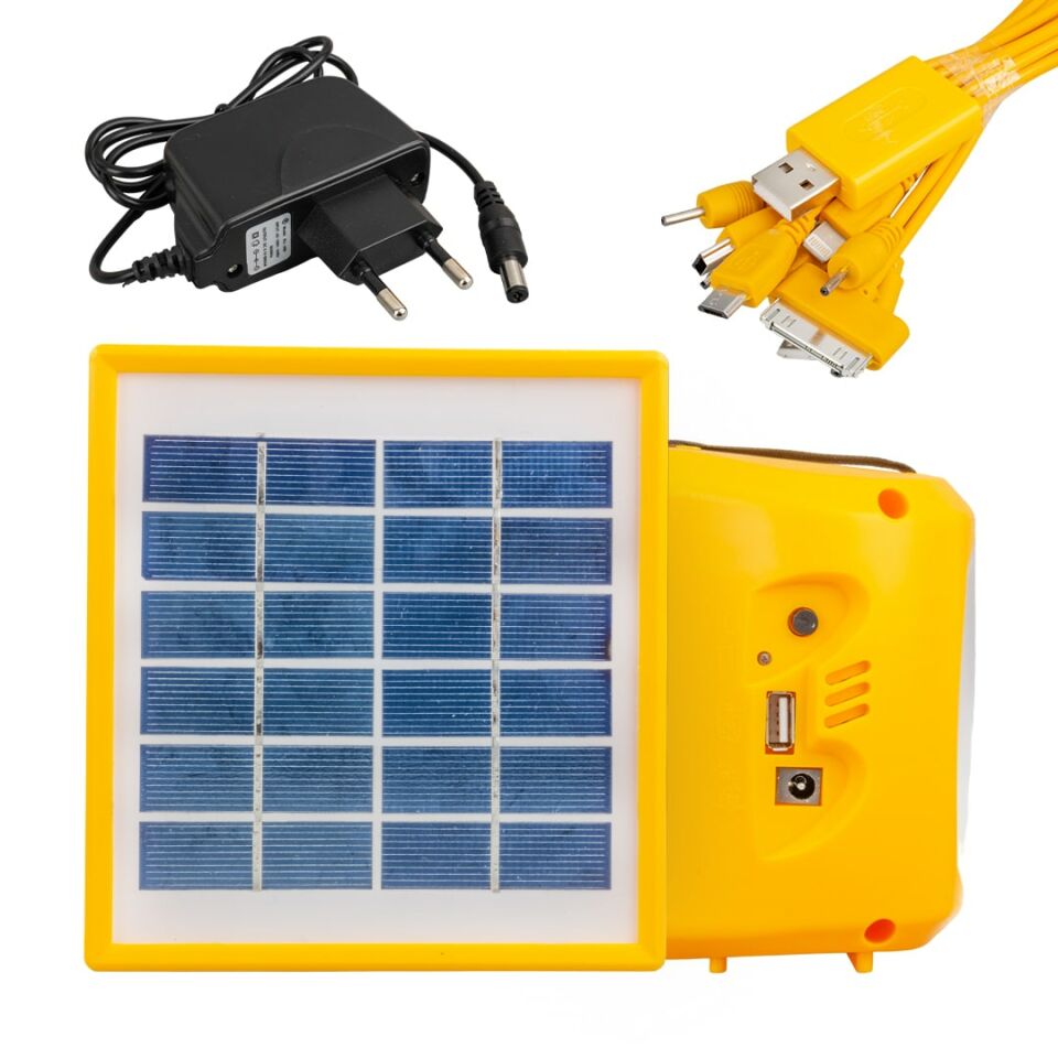 Powermaster Pm-33399 Taşınabilir Şarjlı Solar Işıldak Aydınlatma Seti Kamp Aydınlatması Işıldak El Feneri