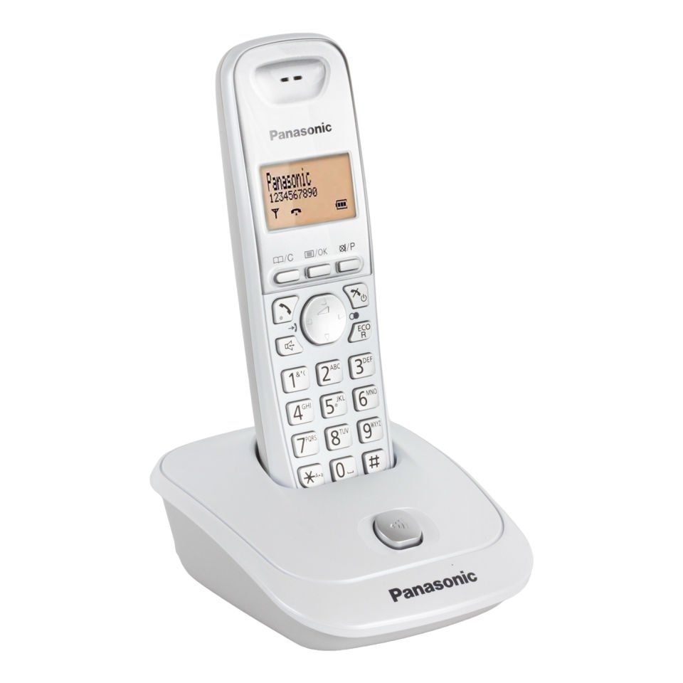 Panasonic KX-TG2511 Beyaz Dect Telsiz Telefon Masa Üstü Telsiz Telefon Ev Ofis Telefonu