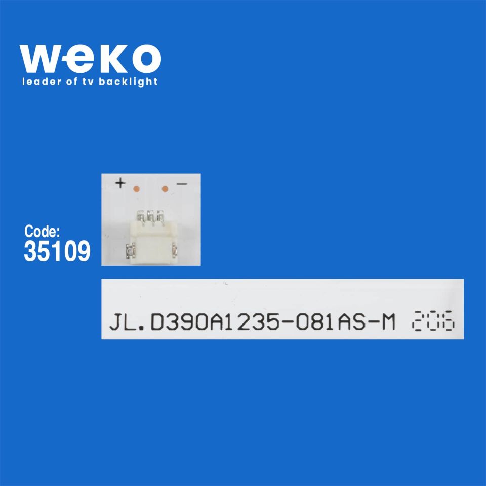 WKSET-6582 35109X3 JL.D390A1235-081BS-M  3 ADET LED BAR