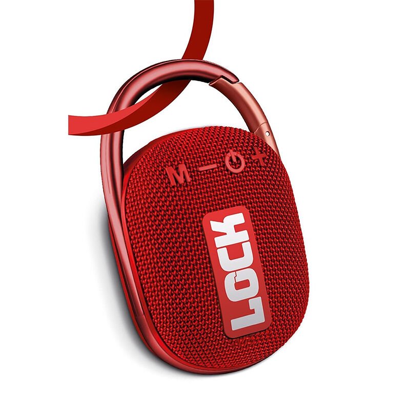 Powerway Lock Taşınabilir Şarjlı Ses Bombası Bluetooth Hoparlör Speaker Hafıza Kartı Usb Girişli