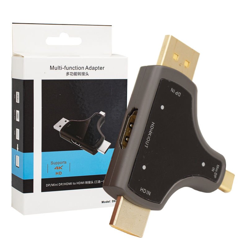 Powermaster Mini DP DP HDMI To HDMI 4K Hd Çevirici Dönüştürücü Aparat