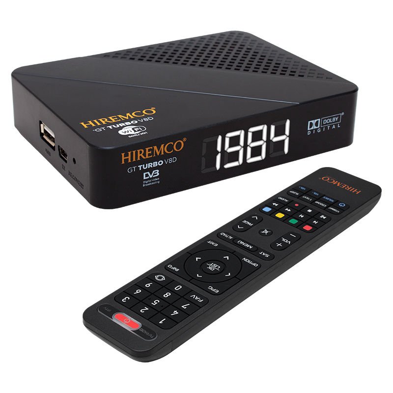 Ayt Hiremco Turbo IP TV Plus Linux Tabanlı Full HD Uydu Alıcısı Wifi Destekli İnternete Bağlanabilen