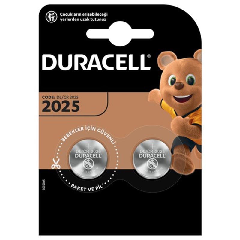 Duracell Cr2025 Lityum Pil 2 Li Paket